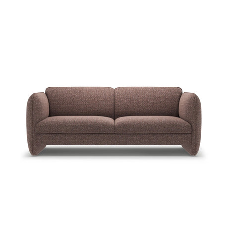 Georgia 3-Sitzer Sofa aus Chenille (SILENCIO 27) in Braun, 204x90 cm – Bild 1