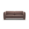 Georgia 3-Sitzer Sofa aus Chenille (SILENCIO 27) in Braun, 204x90 cm – Bild 1