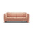 Georgia 3-Sitzer Sofa aus Chenille (SILENCIO 60) in Rosa, 204x90 cm – Bild 1