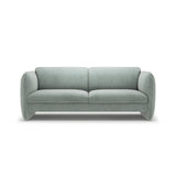 Georgia 3-Sitzer Sofa aus Chenille (SILENCIO 72) in Gedämpftes Blau, 204x90 cm – Bild 1