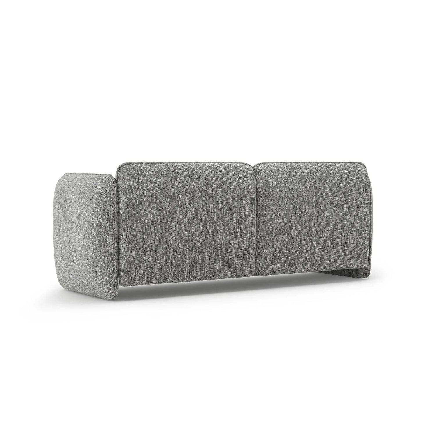 Georgia 3-Sitzer Sofa aus Chenille (SILENCIO 86) in Grau, 204x90 cm – Bild 3