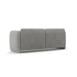 Georgia 3-Sitzer Sofa aus Chenille (SILENCIO 86) in Grau, 204x90 cm – Bild 3