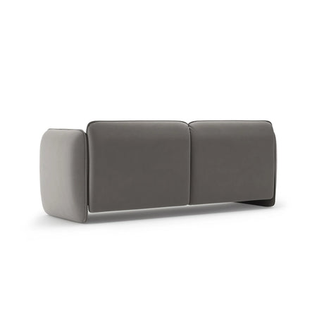 Georgia 3-Sitzer Sofa aus Samt (Magic Velvet 2241) in Dunkelgrau, 204x90 cm – Bild 3