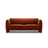 Georgia 3-Sitzer Sofa aus Samt (Magic Velvet 2285) in Kastanienbraun, 204x90 cm – Bild 1