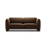 Georgia 3-Sitzer Sofa aus Samt (Magic Velvet 2299) in Schokolade, 204x90 cm – Bild 1