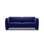 Georgia 3-Sitzer Sofa aus Samt oder Chenille, 204x90 cm – Bild 1