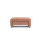 Georgia Pouf aus Chenille (SILENCIO 60) in Rosa, 95x70 cm – Bild 1