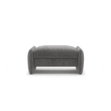 Georgia Pouf aus Chenille (SILENCIO 97) in Dunkelgrau, 95x70 cm – Bild 1