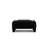 Georgia Pouf aus Samt (Magic Velvet 2219) in Schwarz, 95x70 cm – Bild 1