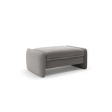 Georgia Pouf aus Samt (Magic Velvet 2241) in Dunkelgrau, 115x70 cm – Bild 2