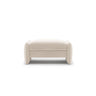 Georgia Pouf aus Samt (Magic Velvet 2256) in Elfenbein, 95x70 cm – Bild 1