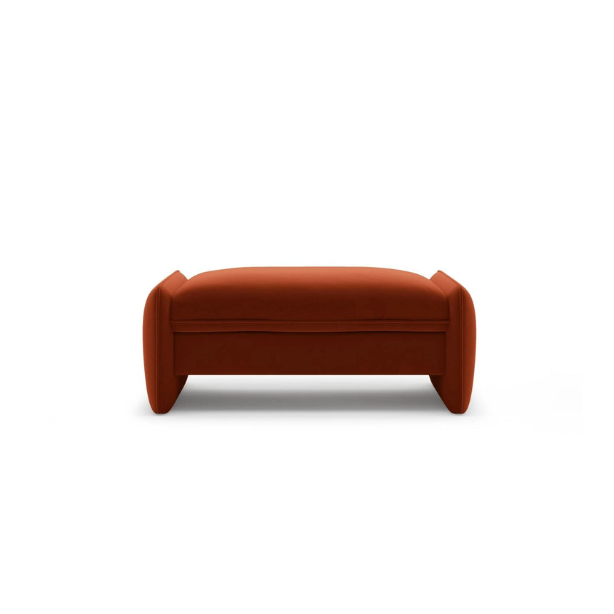 Georgia Pouf aus Samt (Magic Velvet 2285) in Kastanienbraun, 115x70 cm – Bild 1