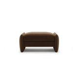 Georgia Pouf aus Samt (Magic Velvet 2299) in Schokolade, 95x70 cm – Bild 1