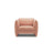 Georgia Sessel aus Chenille (SILENCIO 60) in Rosa, 105x90 cm – Bild 1
