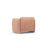 Georgia Sessel aus Chenille (SILENCIO 60) in Rosa, 105x90 cm – Bild 3