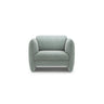 Georgia Sessel aus Chenille (SILENCIO 72) in Gedämpftes Blau, 105x90 cm – Bild 1