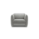 Georgia Sessel aus Chenille (SILENCIO 86) in Grau, 105x90 cm – Bild 1