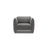 Georgia Sessel aus Chenille (SILENCIO 97) in Dunkelgrau, 105x90 cm – Bild 1