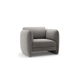 Georgia Sessel aus Samt (Magic Velvet 2241) in Dunkelgrau, 105x90 cm – Bild 2