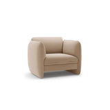 Georgia Sessel aus Samt (Magic Velvet 2282) in Mandel beige, 105x90 cm – Bild 2