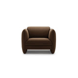 Georgia Sessel aus Samt (Magic Velvet 2299) in Schokolade, 105x90 cm – Bild 1