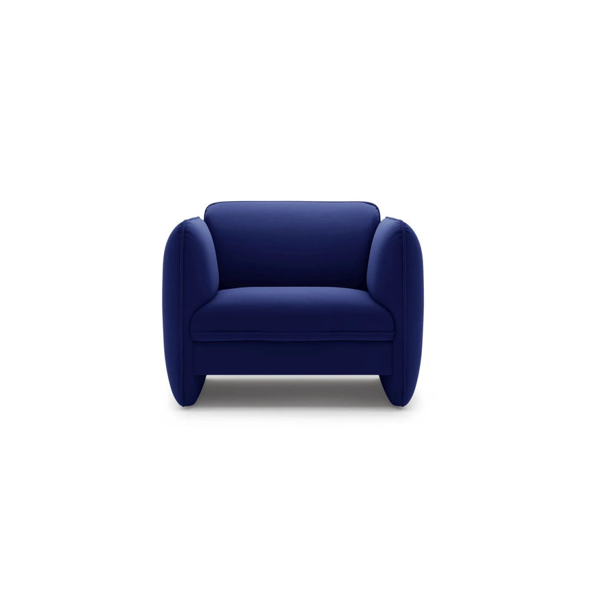 Georgia Sessel aus Samt oder Chenille, 105x90 cm – Bild 1