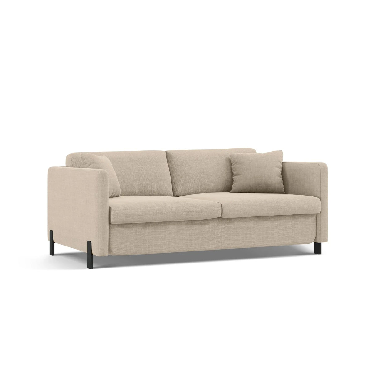 Gloria 2-Sitzer Sofa, ausklappbar, mit Schlaffunktion, mit Bezug aus Samt oder Strukturstoff, 182x102 cm – Bild 4