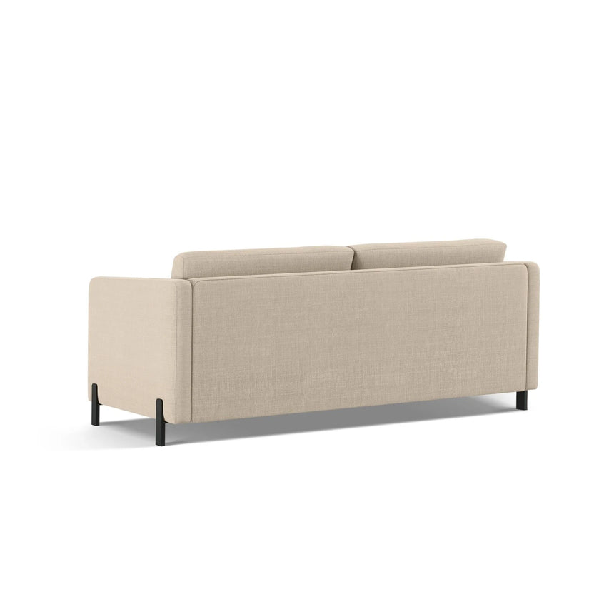 Gloria 2-Sitzer Sofa, ausklappbar, mit Schlaffunktion, mit Bezug aus Samt oder Strukturstoff, 182x102 cm – Bild 5