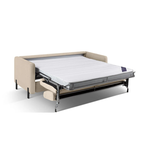 Gloria 2-Sitzer Sofa, ausklappbar, mit Schlaffunktion, mit Bezug aus Samt oder Strukturstoff, 182x102 cm – Bild 7