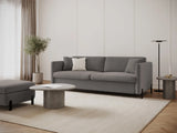 Gloria 2-Sitzer Sofa, ausklappbar, mit Schlaffunktion, mit Bezug aus Samt (Sal17) in Grau, 182x102 cm – Bild 2
