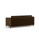 Gloria 2-Sitzer Sofa, ausklappbar, mit Schlaffunktion, mit Bezug aus Samt (Sal4) in Chocolate, 182x102 cm – Bild 5