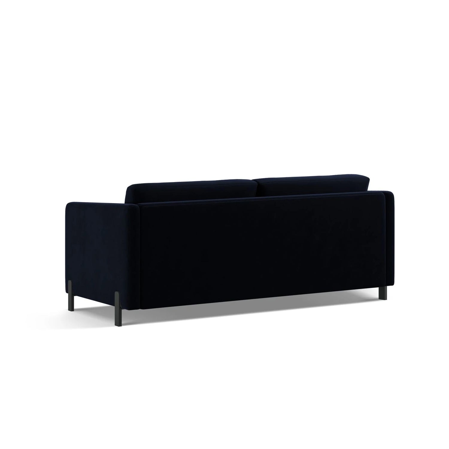 Gloria 2-Sitzer Sofa, ausklappbar, mit Schlaffunktion, mit Bezug aus Samt (Sal5) in Königsblau, 182x102 cm – Bild 5