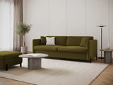 Gloria 2-Sitzer Sofa, ausklappbar, mit Schlaffunktion, mit Bezug aus Samt (Sal8) in Grün, 182x102 cm – Bild 2