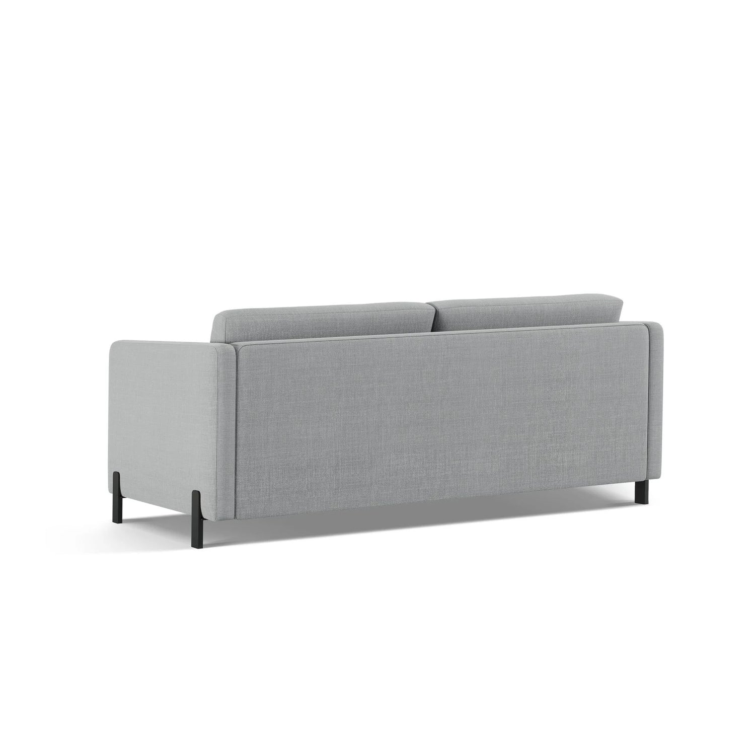 Gloria 2-Sitzer Sofa, ausklappbar, mit Schlaffunktion, mit Bezug aus Strukturierter Stoff (Bjo06) in Hellgrau, 182x102 cm – Bild 5