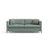 Gloria 2-Sitzer Sofa, ausklappbar, mit Schlaffunktion, mit Bezug aus Strukturierter Stoff (Bjo71) in Mint, 182x102 cm – Bild 1