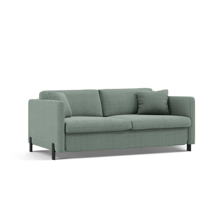 Gloria 2-Sitzer Sofa, ausklappbar, mit Schlaffunktion, mit Bezug aus Strukturierter Stoff (Bjo71) in Mint, 182x102 cm – Bild 4