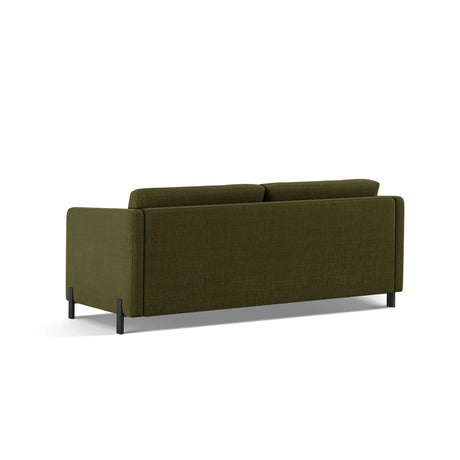 Gloria 2-Sitzer Sofa, ausklappbar, mit Schlaffunktion, mit Bezug aus Strukturierter Stoff (Bjo77) in Grün, 182x102 cm – Bild 5