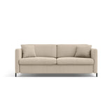 Gloria 3-Sitzer Sofa, ausklappbar, mit Schlaffunktion, mit Bezug aus Samt oder Strukturstoff, 202x102 cm – Bild 1