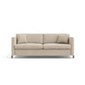 Gloria 3-Sitzer Sofa, ausklappbar, mit Schlaffunktion, mit Bezug aus Samt oder Strukturstoff, 202x102 cm – Bild 1