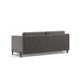 Gloria 3-Sitzer Sofa, ausklappbar, mit Schlaffunktion, mit Bezug aus Samt (Sal17) in Grau, 202x102 cm – Bild 5