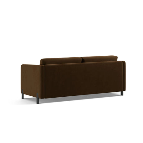 Gloria 3-Sitzer Sofa, ausklappbar, mit Schlaffunktion, mit Bezug aus Samt (Sal4) in Chocolate, 202x102 cm – Bild 5