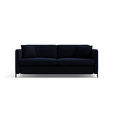 Gloria 3-Sitzer Sofa, ausklappbar, mit Schlaffunktion, mit Bezug aus Samt (Sal5) in Königsblau, 202x102 cm – Bild 1