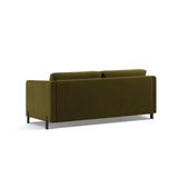 Gloria 3-Sitzer Sofa, ausklappbar, mit Schlaffunktion, mit Bezug aus Samt (Sal8) in Grün, 202x102 cm – Bild 5