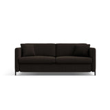 Gloria 3-Sitzer Sofa, ausklappbar, mit Schlaffunktion, mit Bezug aus Strukturierter Stoff (Bjo16) in Dunkelgrau, 202x102 cm – Bild 1