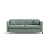 Gloria 3-Sitzer Sofa, ausklappbar, mit Schlaffunktion, mit Bezug aus Strukturierter Stoff (Bjo71) in Mint, 202x102 cm – Bild 1
