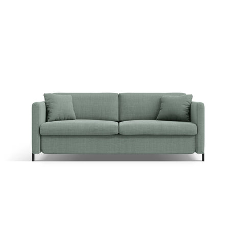 Gloria 3-Sitzer Sofa, ausklappbar, mit Schlaffunktion, mit Bezug aus Strukturierter Stoff (Bjo71) in Mint, 202x102 cm – Bild 1
