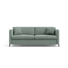 Gloria 3-Sitzer Sofa, ausklappbar, mit Schlaffunktion, mit Bezug aus Strukturierter Stoff (Bjo71) in Mint, 202x102 cm – Bild 1