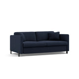 Gloria 3-Sitzer Sofa, ausklappbar, mit Schlaffunktion, mit Bezug aus Strukturierter Stoff (Bjo86) in Blau, 202x102 cm – Bild 4