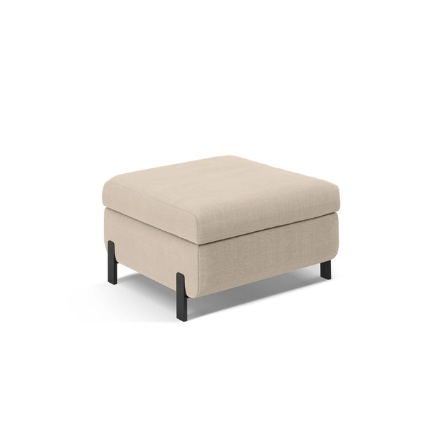 Gloria Pouf mit Bezug aus Samt oder Strukturstoff, 87x72 cm – Bild 1