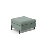 Gloria Pouf mit Bezug aus Strukturierter Stoff (Bjo71) in Mint, 87x72 cm – Bild 1
